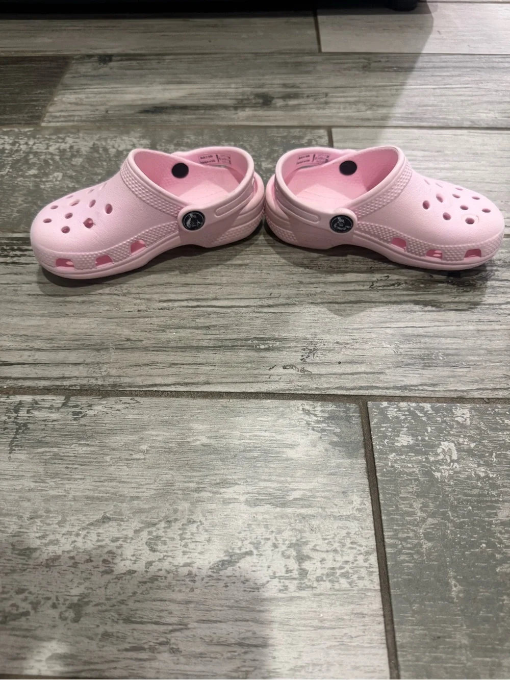 Kids’ Pink Crocs Clogs – Light Pink